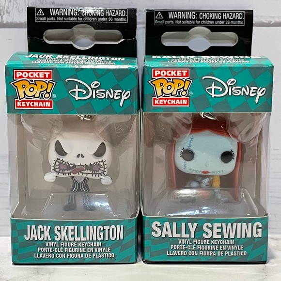 Disney TNBC Pop Keychain Set - Picture 2 of 2